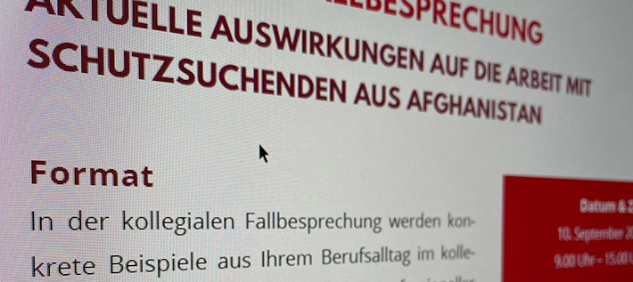 Screenshot eines Einladungsschreibens vom FMI
