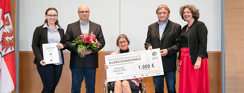 Brandenburgischer Ausbildungspreis: Auszeichnung für interkulturelles Engagement (Foto: medienlabor GmbH/Benjamin Maltry für den Brandenburgischen Ausbildungskonsens)