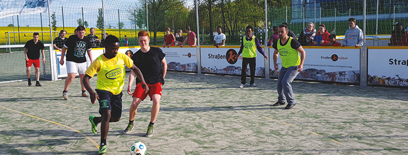 CampCup Brandenburg – Fußballturnier für Geflüchtete (Foto: drk-fluechtlingshilfe-brb.de)