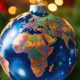 Ein Globus als Christbaumkugel – Symbolbild für das Internationale Weihnachtskonzert in Potsdam (Foto: tilialucida – stock.adobe.com)